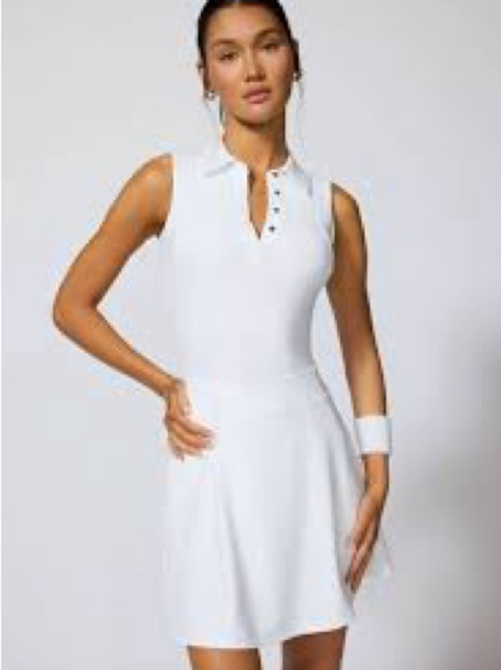 MPG Vital Sleeveless Athletic Golf Tennis Collared Polo Dress Sz M